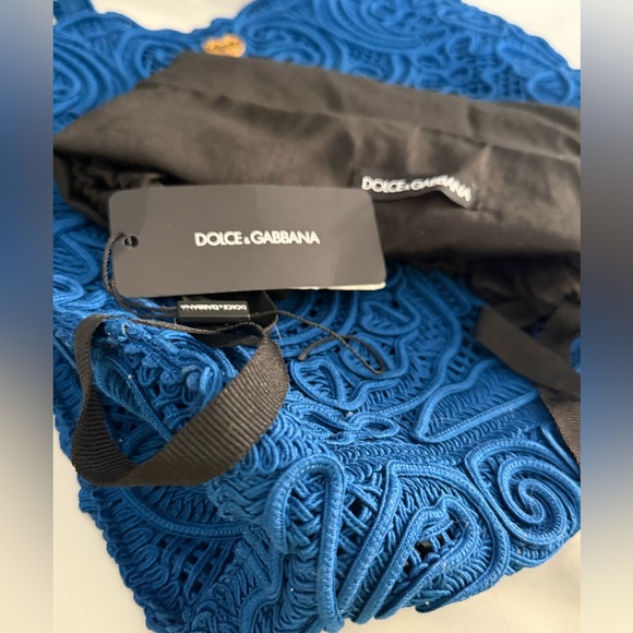 DOLCE & GABANNA Large Cordonetto Lace Beatrice Shopper NWOT ~ Tags and dustbag - Picture 5 of 12